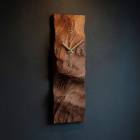 Solid Wood Clock Vertical Wall Living Room, view 2