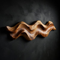 Freeform Ribbon Wave Wall Sculpture, Made to Order, view 2 — view 2