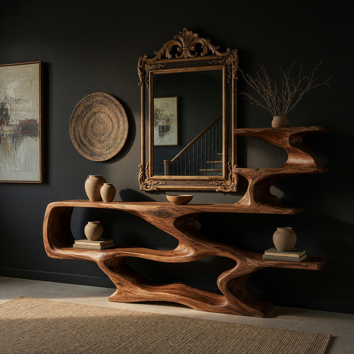 Natural wood grain detail