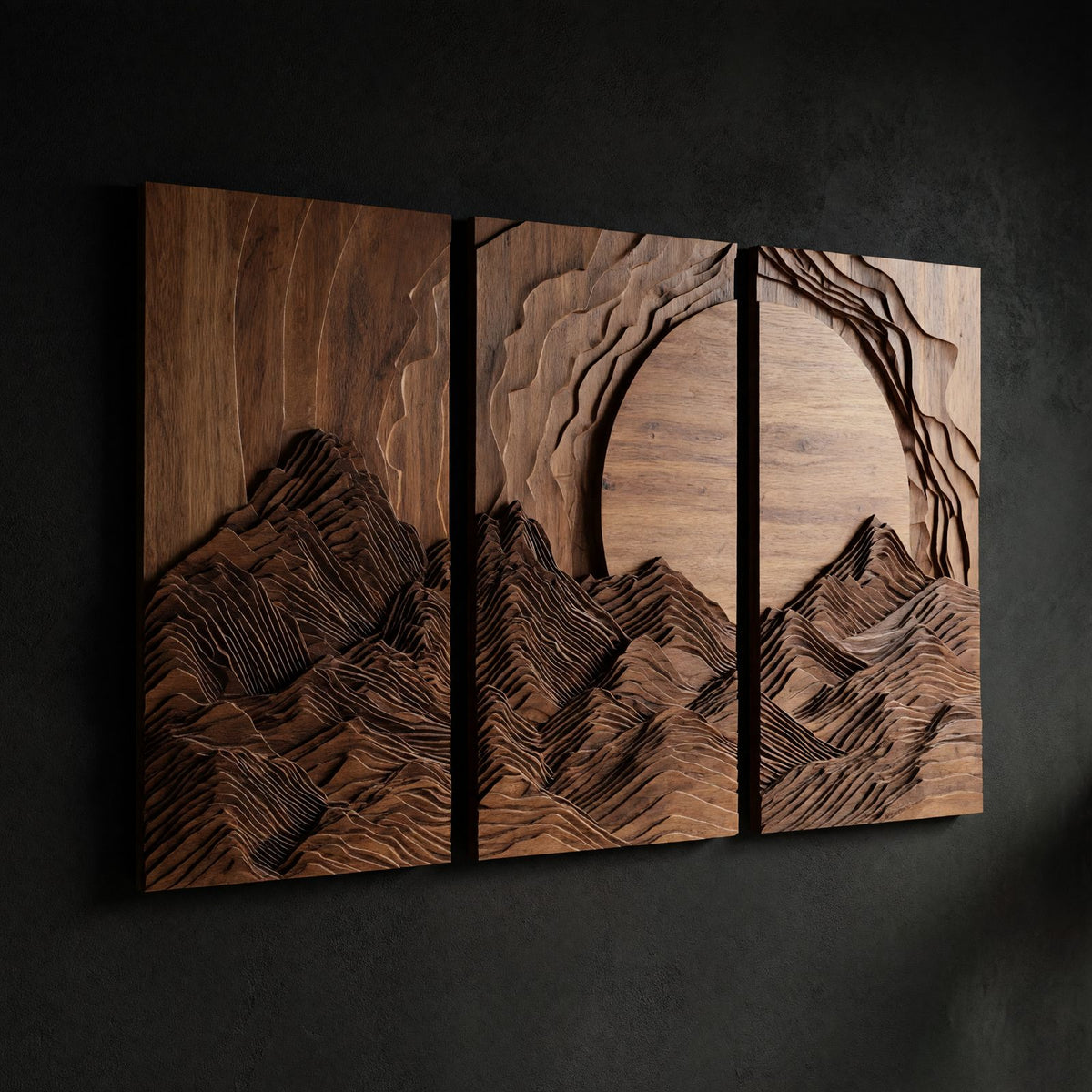 Natural wood grain detail