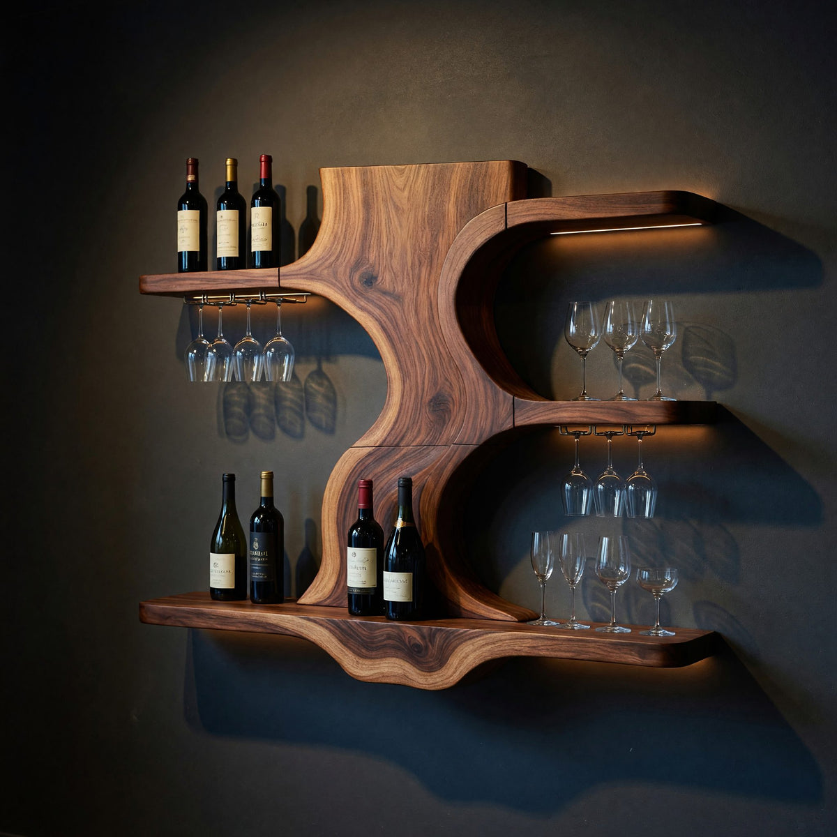 Natural wood grain detail