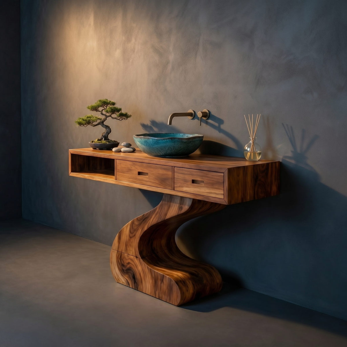 Natural wood grain detail