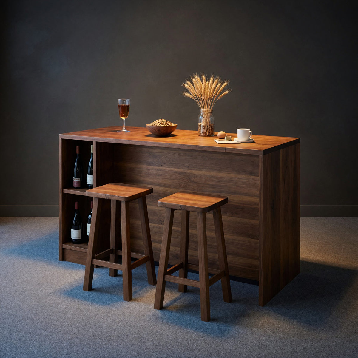 Natural wood grain detail