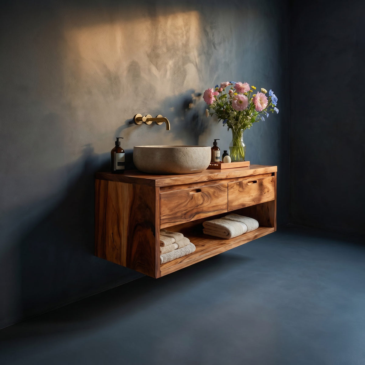 Natural wood grain detail