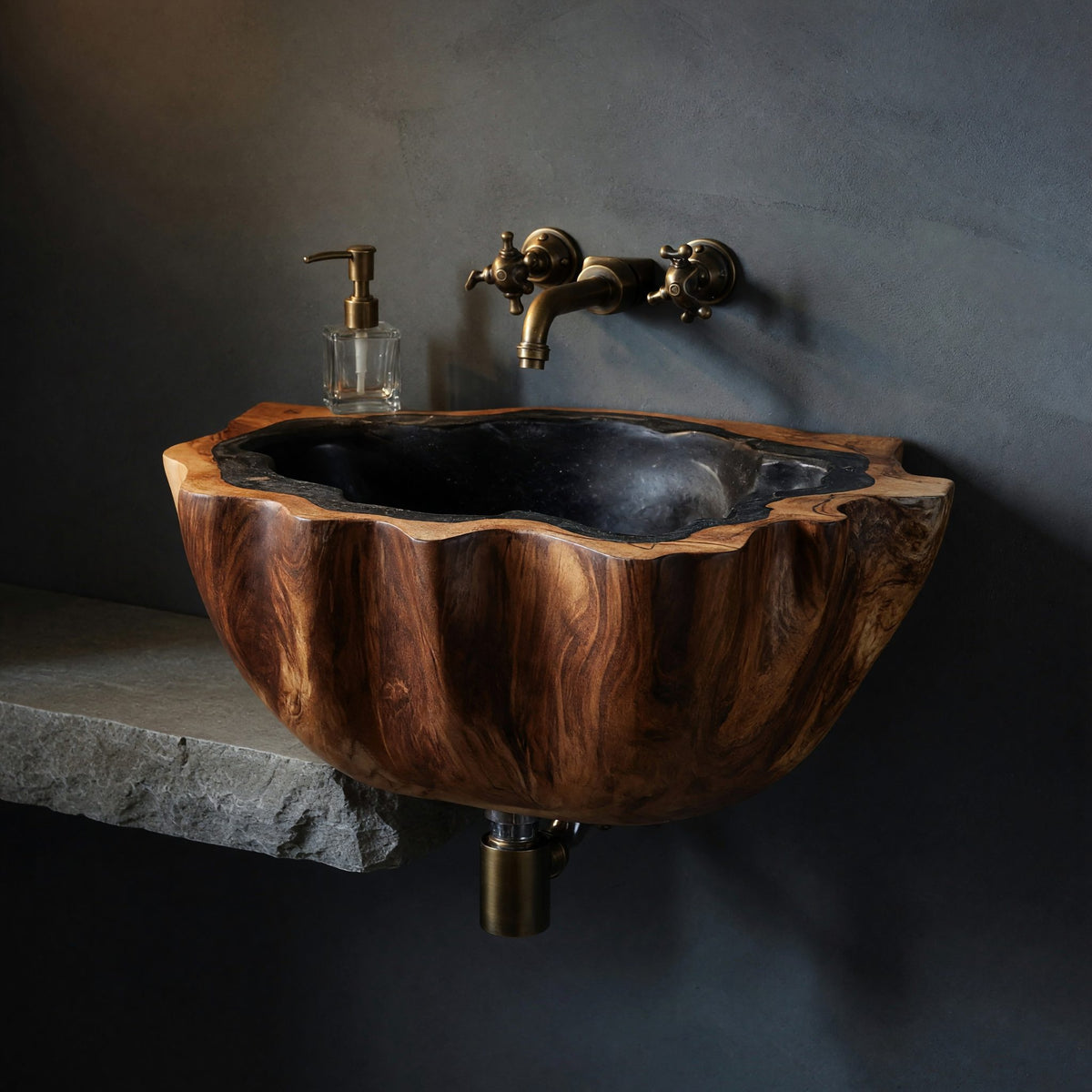 Natural wood grain detail