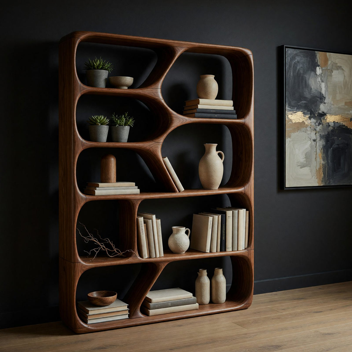Natural wood grain detail