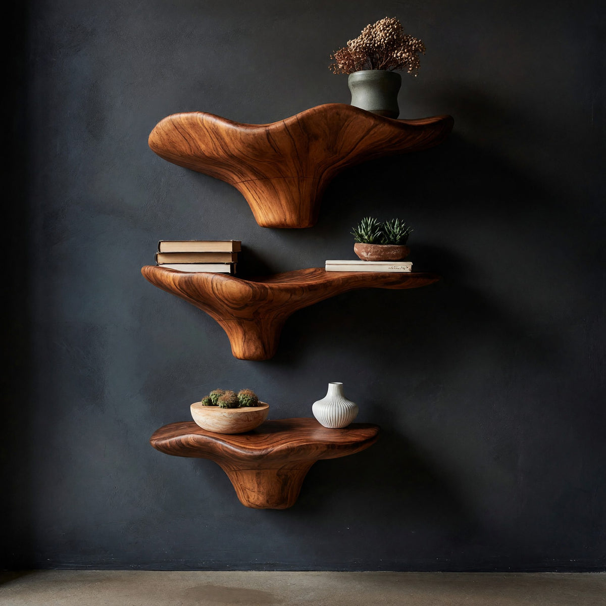 Natural wood grain detail