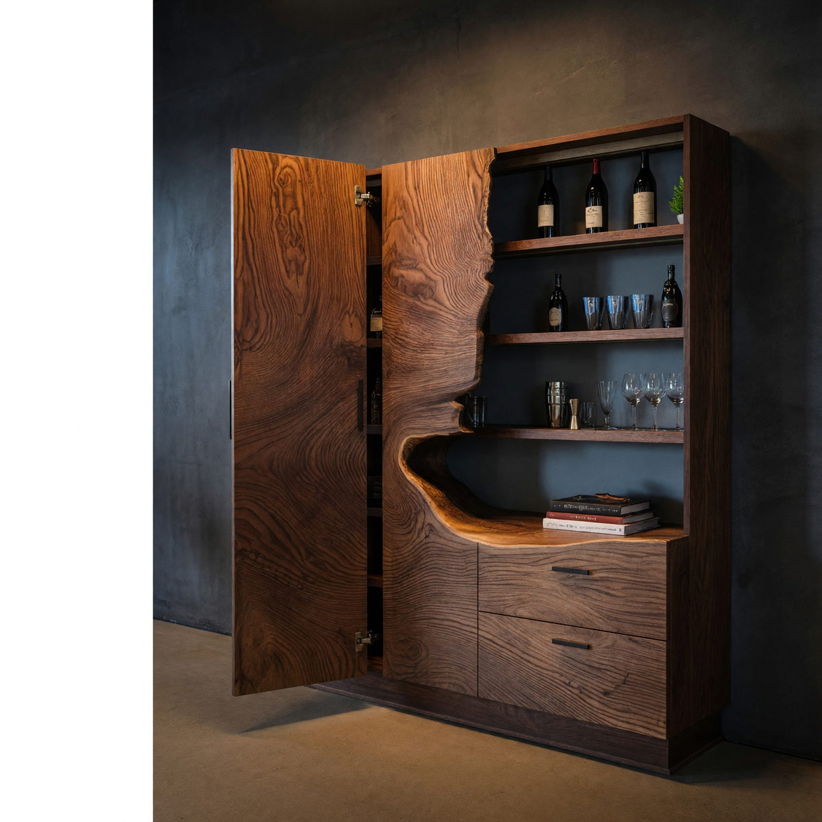 Natural wood grain detail