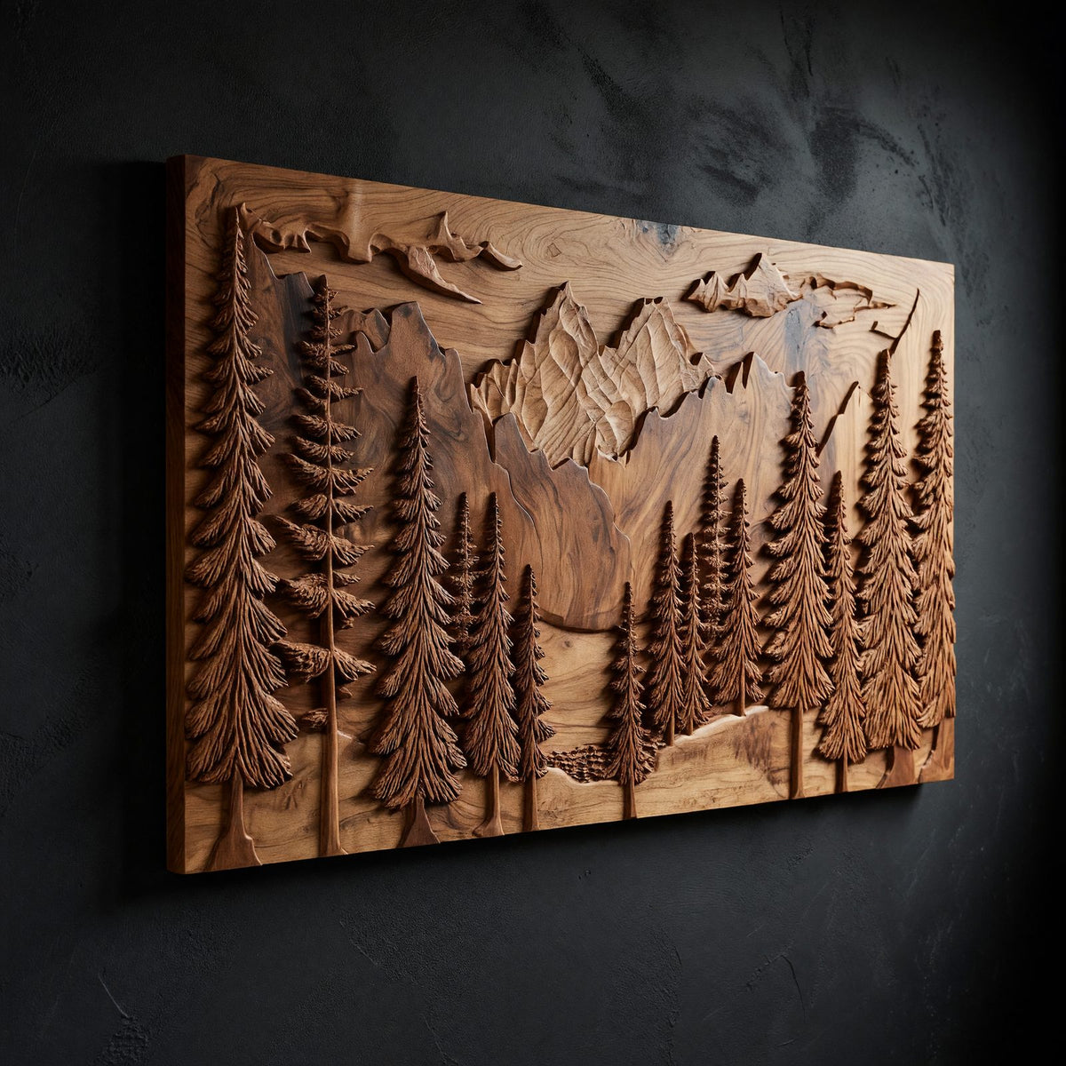 Natural wood grain detail