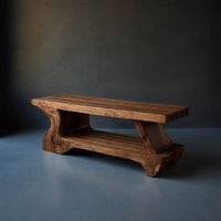Solid Wood Teak Shower Bench Bath Bathroom Wellness Retreat, view 2