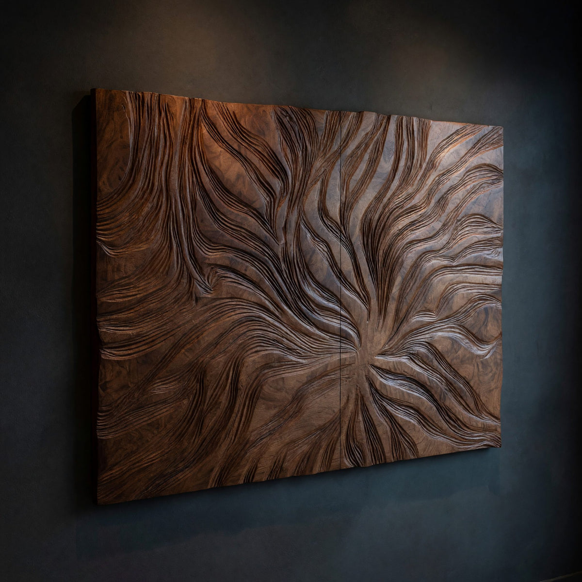 Natural wood grain detail