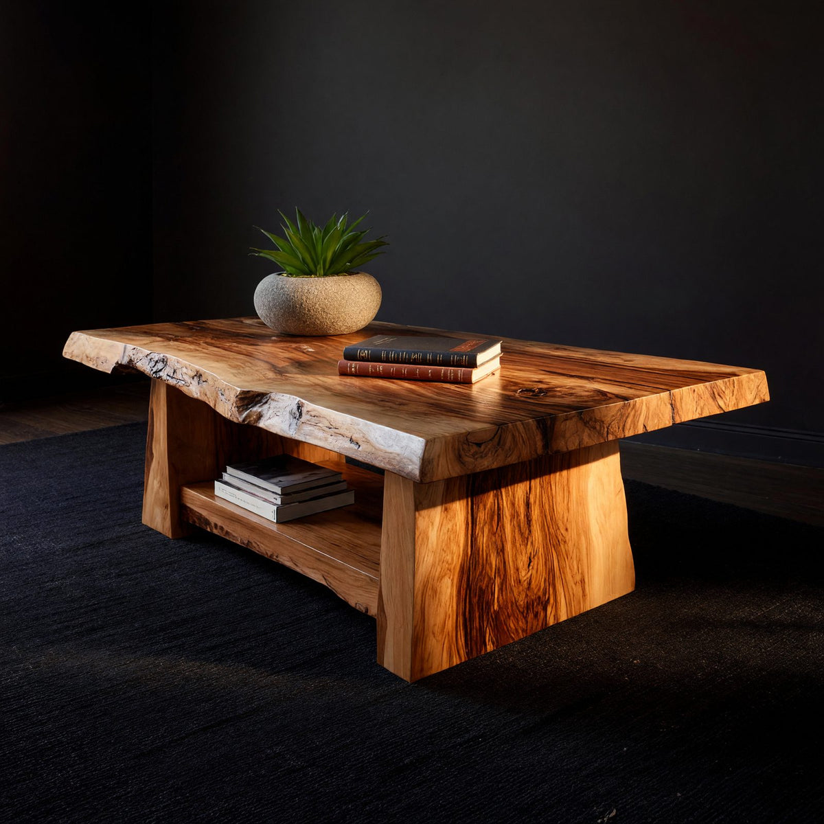 Natural wood grain detail