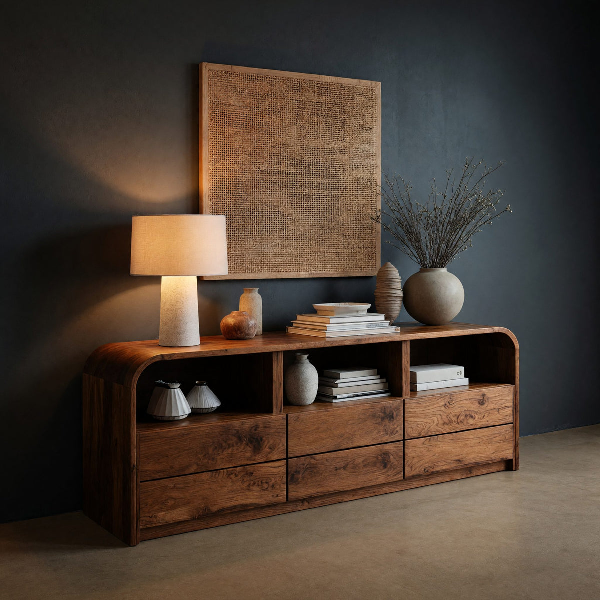 Natural wood grain detail