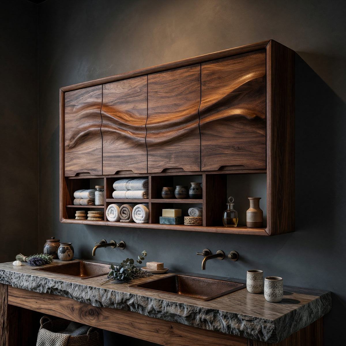 Natural wood grain detail