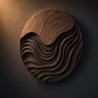 Mid Century Artistic Wall Panel For Waiting Area Interior, view 2