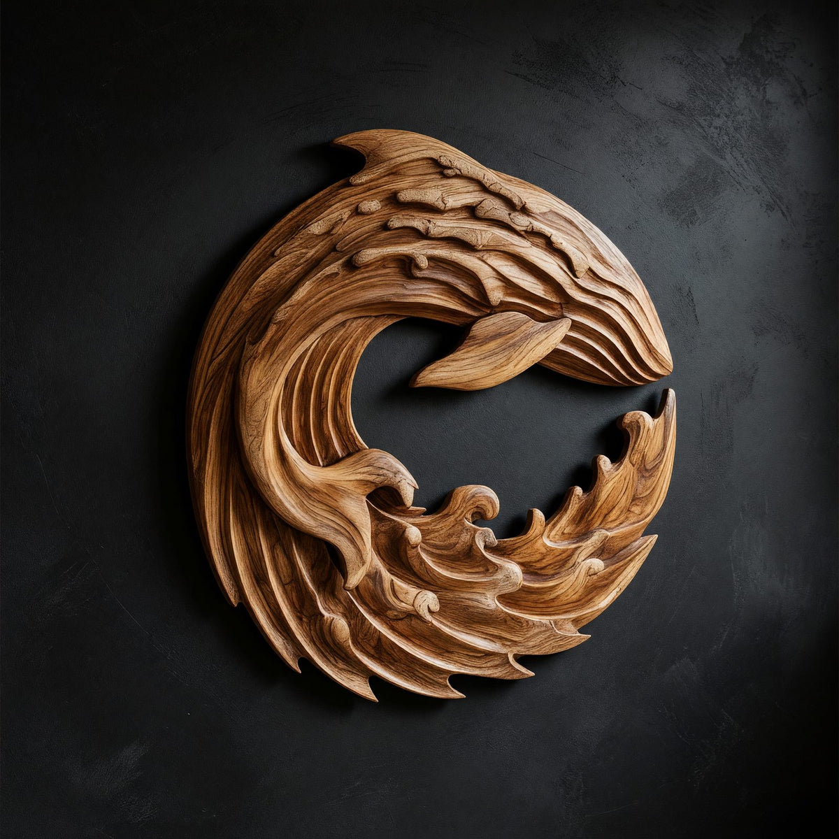 Natural wood grain detail