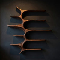 Solid Wood Wall Mounted Shelf Minimalist Home, view 2