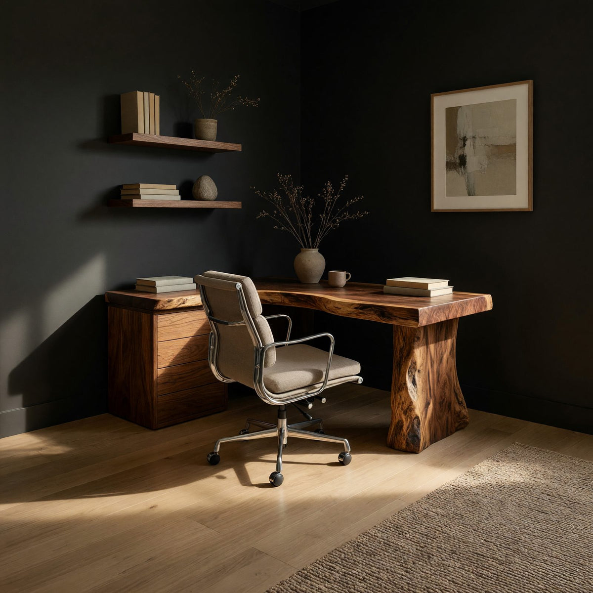 Natural wood grain detail
