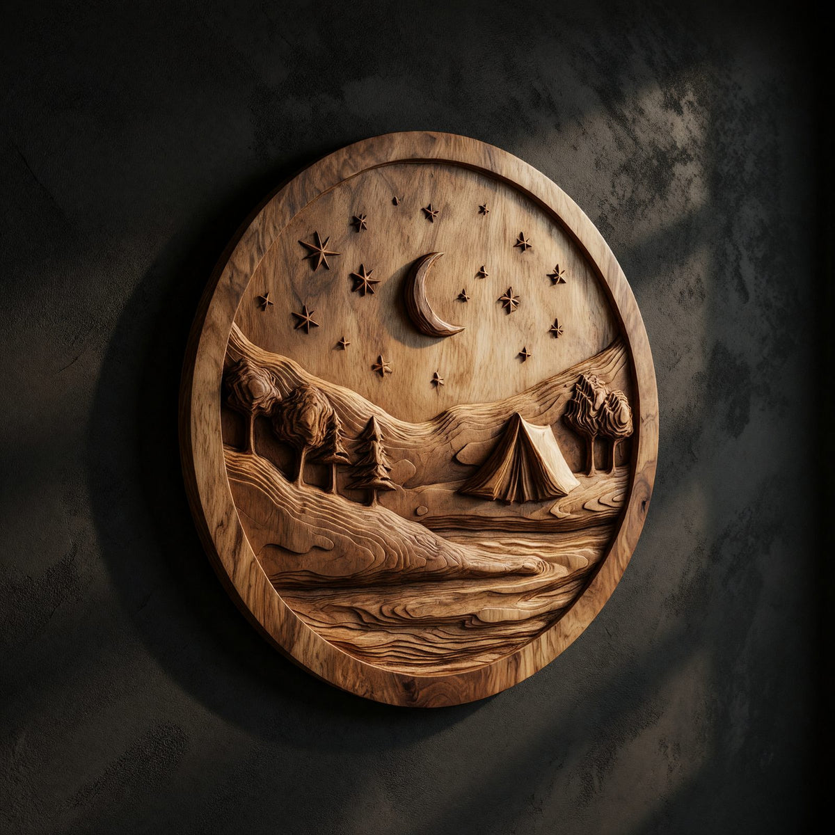 Natural wood grain detail