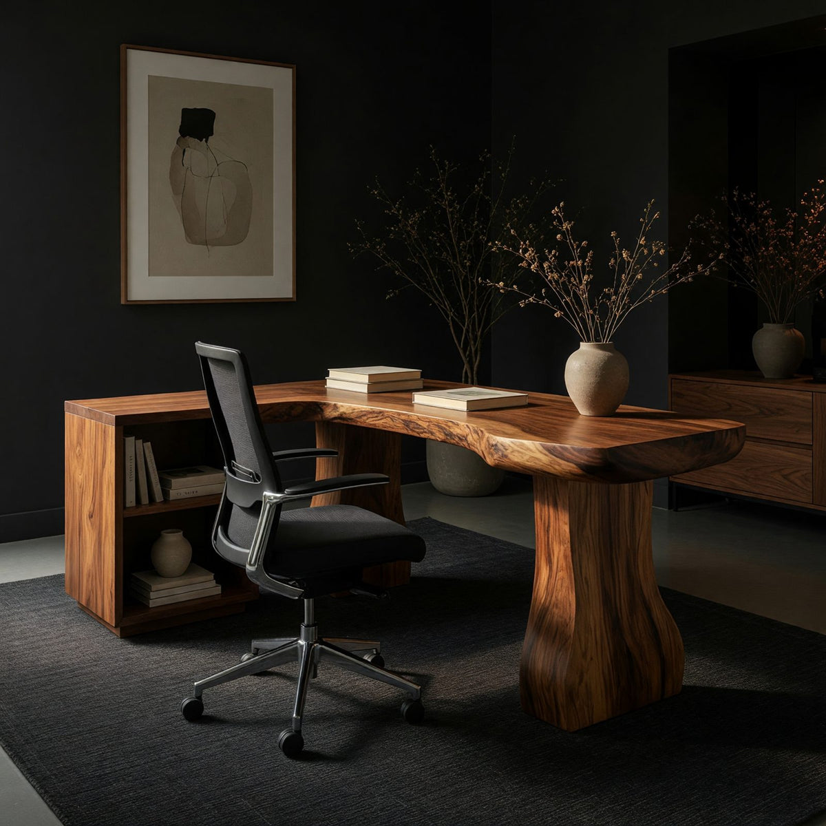 Natural wood grain detail