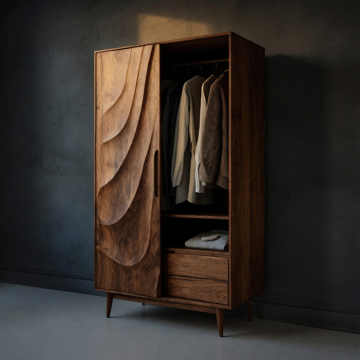 Natural wood grain detail