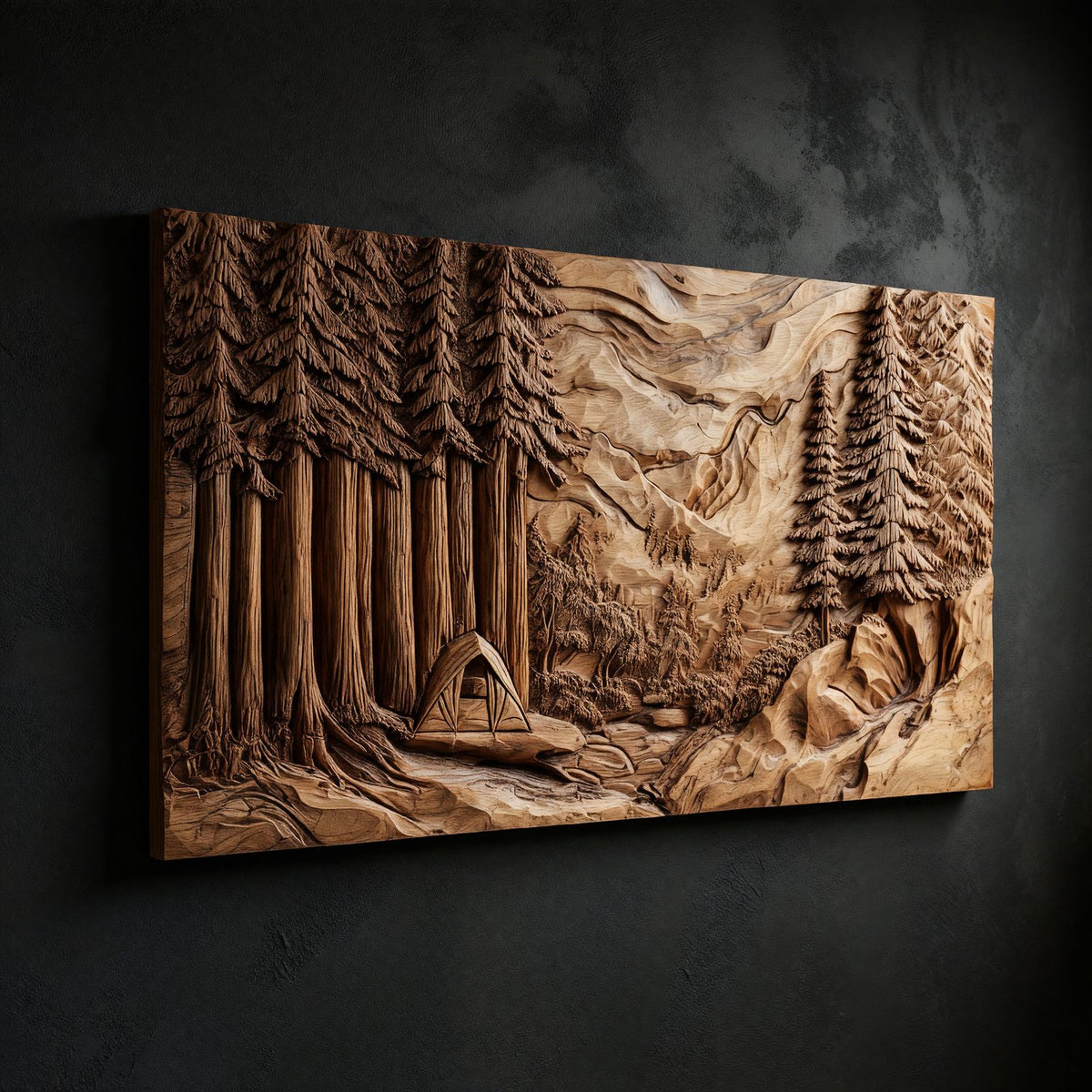 Natural wood grain detail