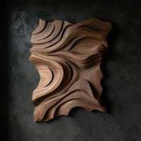 Rolling Dune Wall Panel for a Living Room Focal Wall, view 2 — view 2