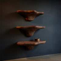 Solid Wood Mushroom Shelf Mid Century Live Edge, view 2