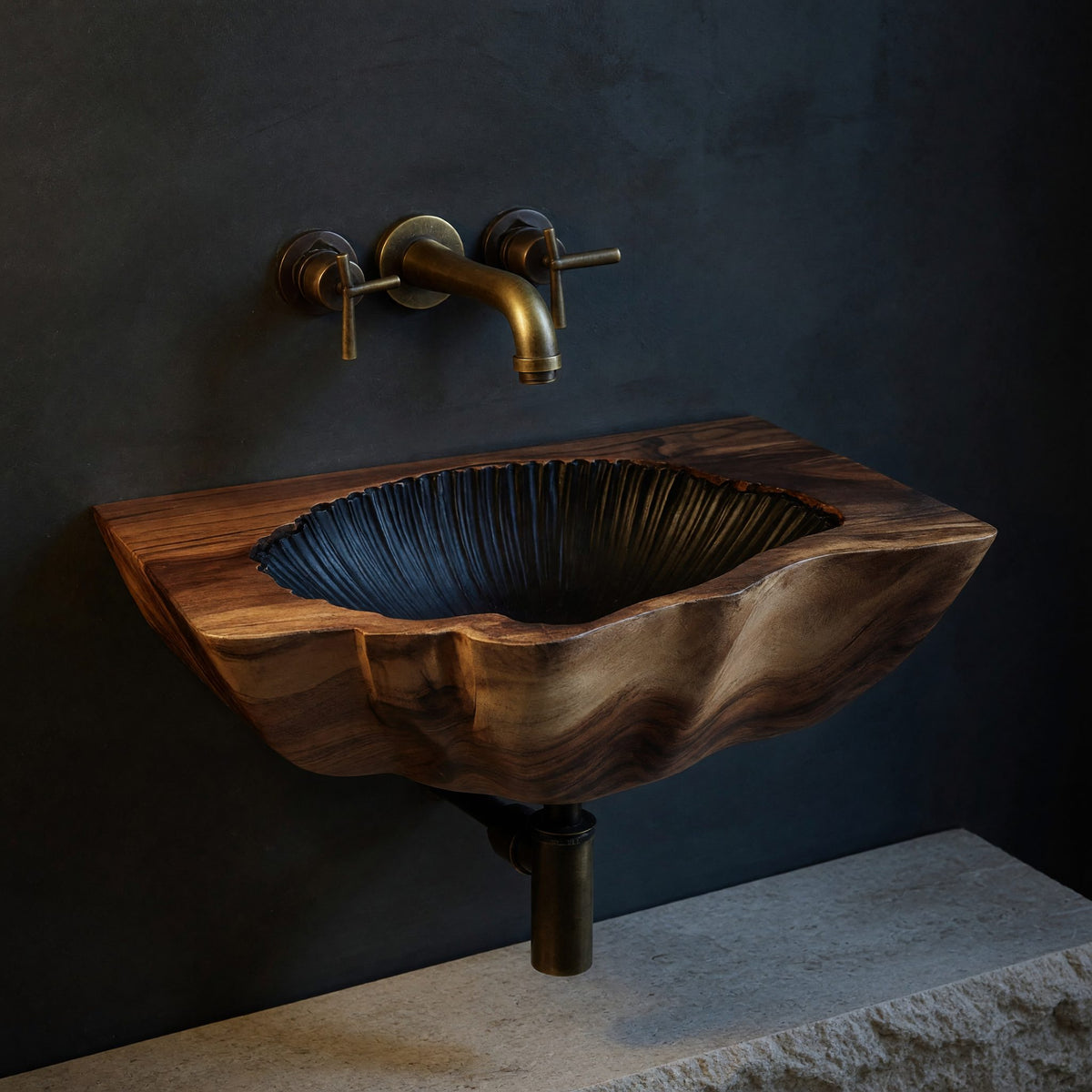 Natural wood grain detail