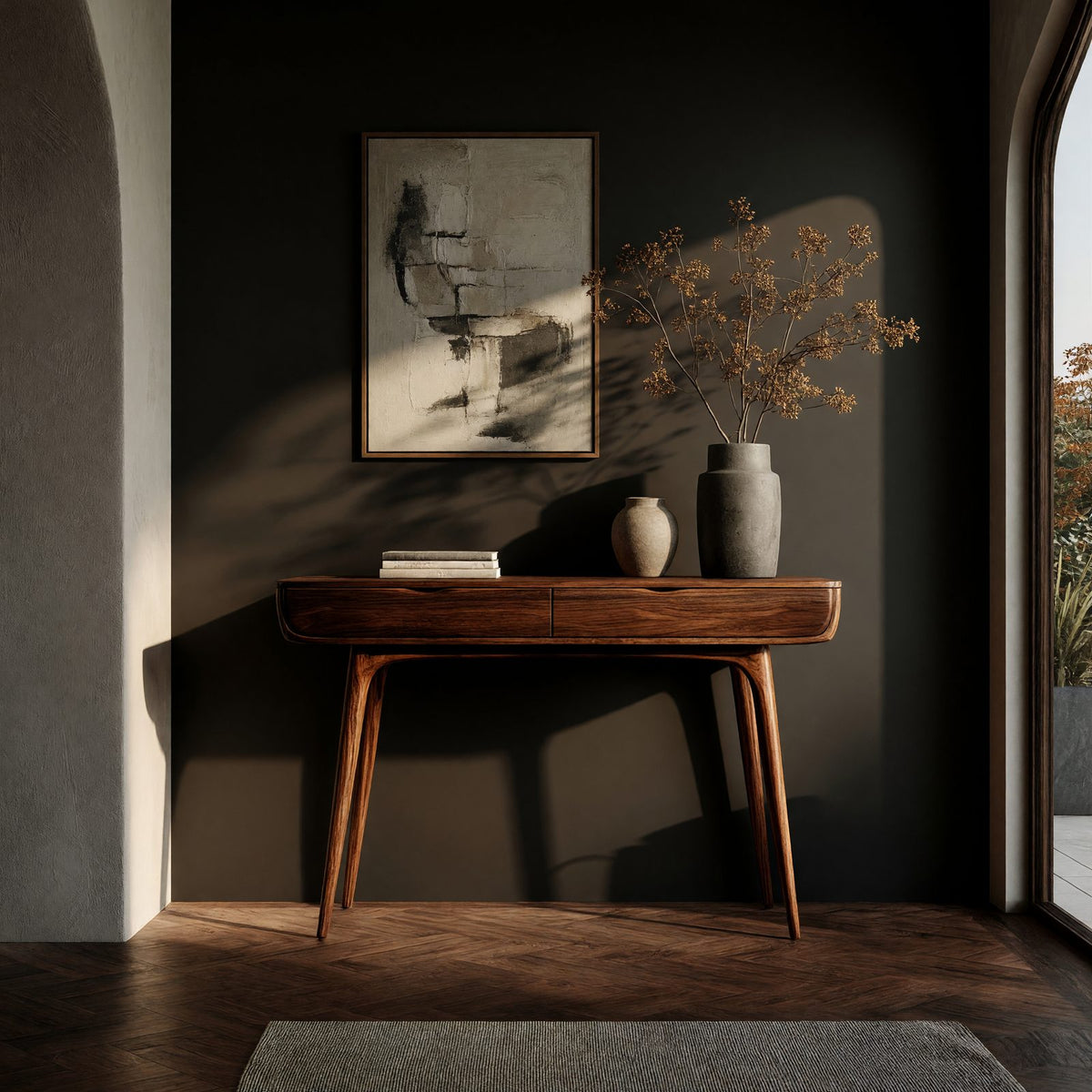 Natural wood grain detail