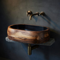 Solid Wood Sink Vanity Farmhouse Bathroom, view 2