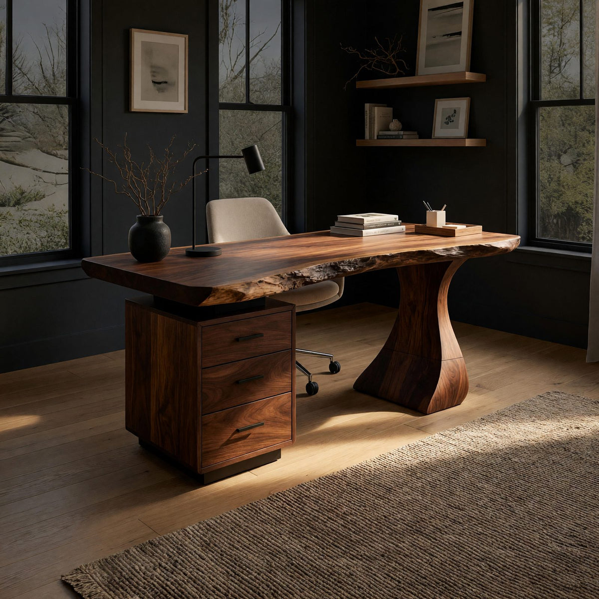 Natural wood grain detail