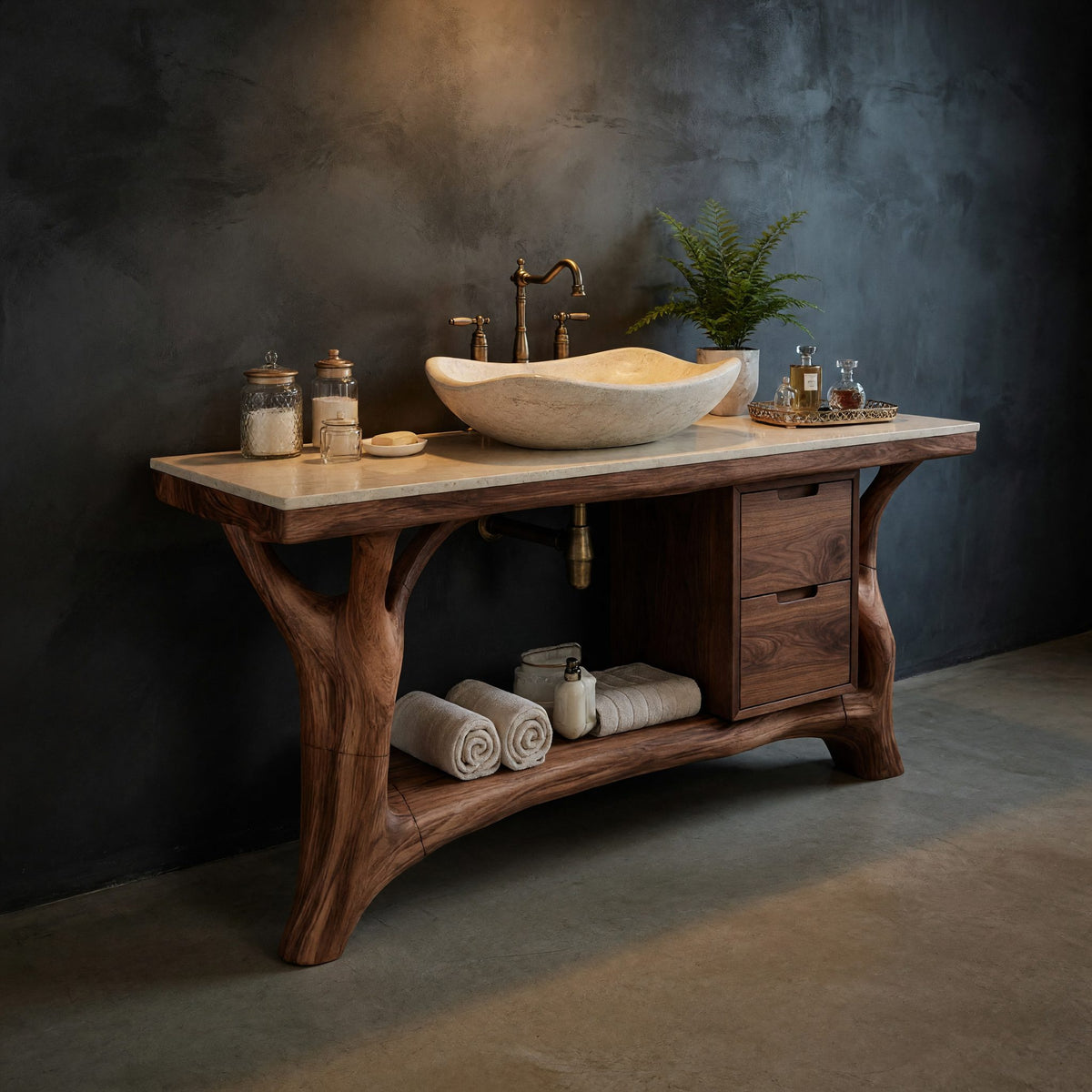 Natural wood grain detail