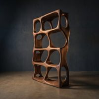 Contemporary Handcrafted Bookcase Display Organizer For Study Room, view 2