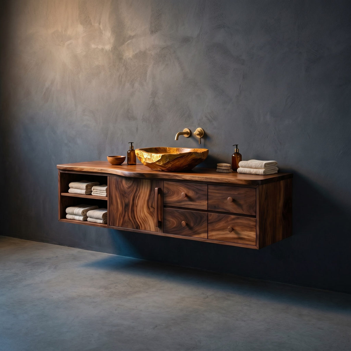 Natural wood grain detail