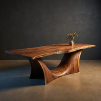 Scandinavian Freeform Dining Table For Family Dining Room, view 2