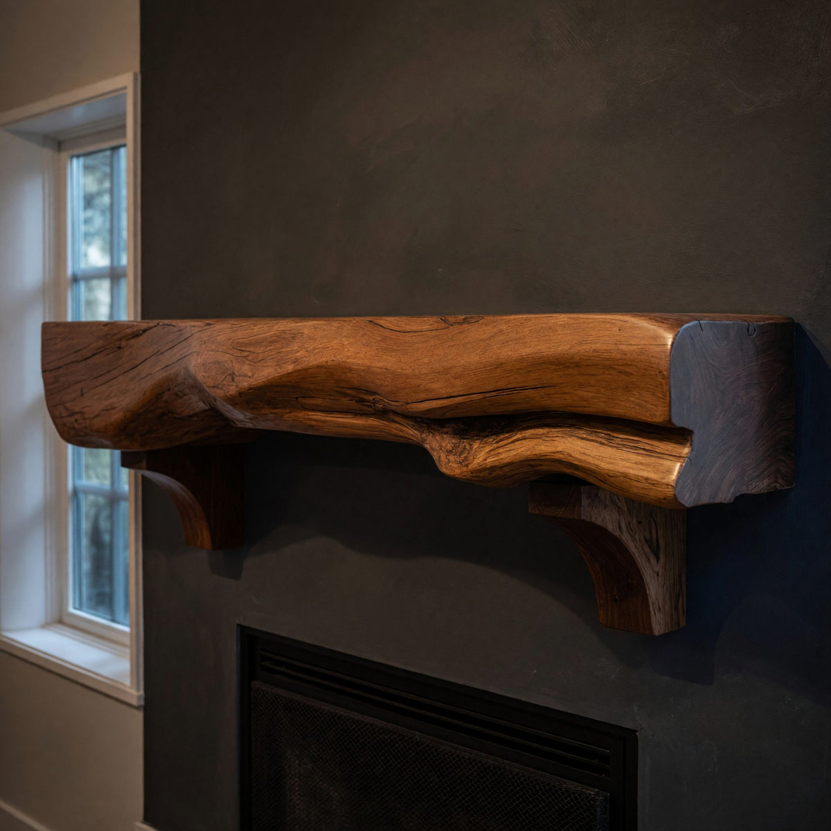Natural wood grain detail