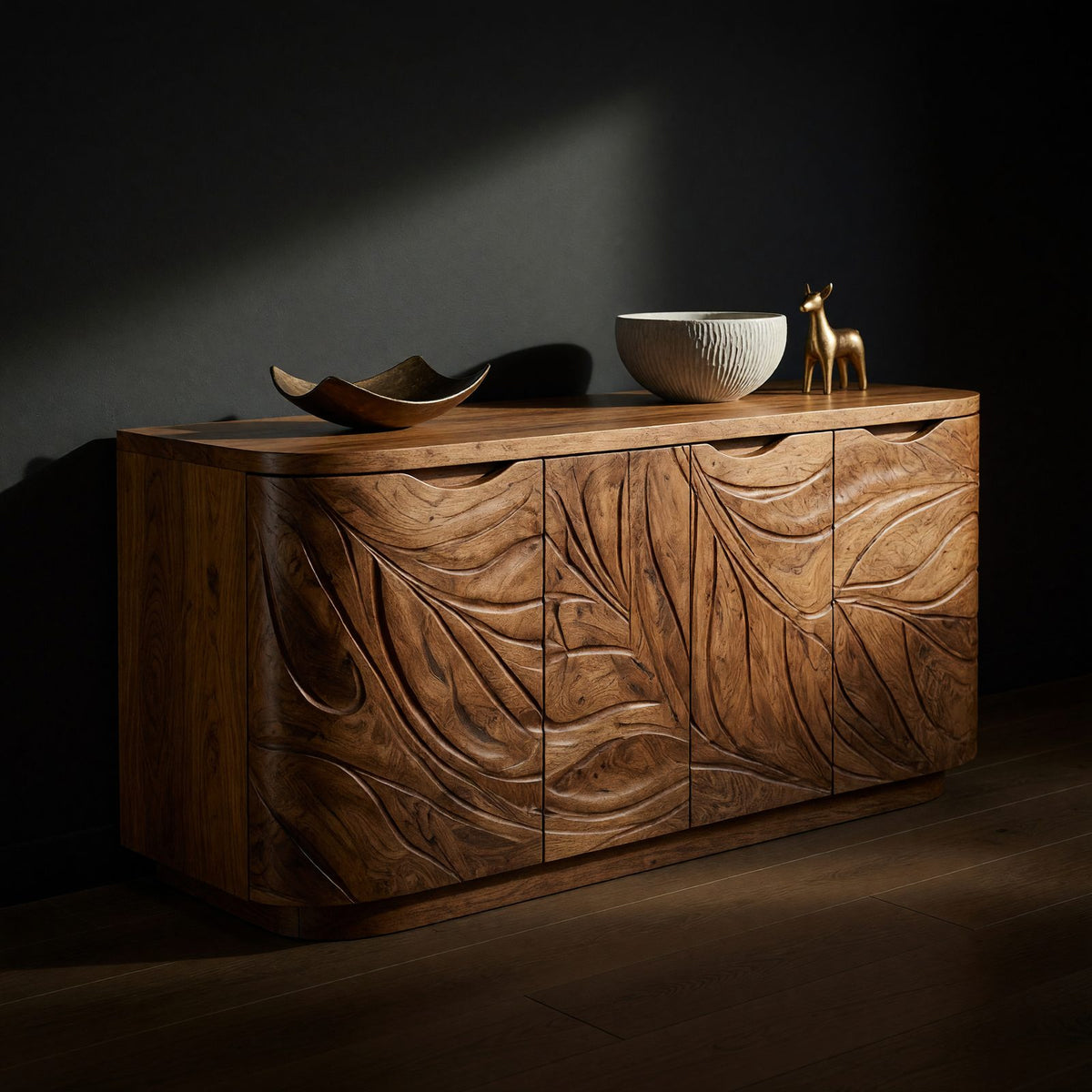 Natural wood grain detail