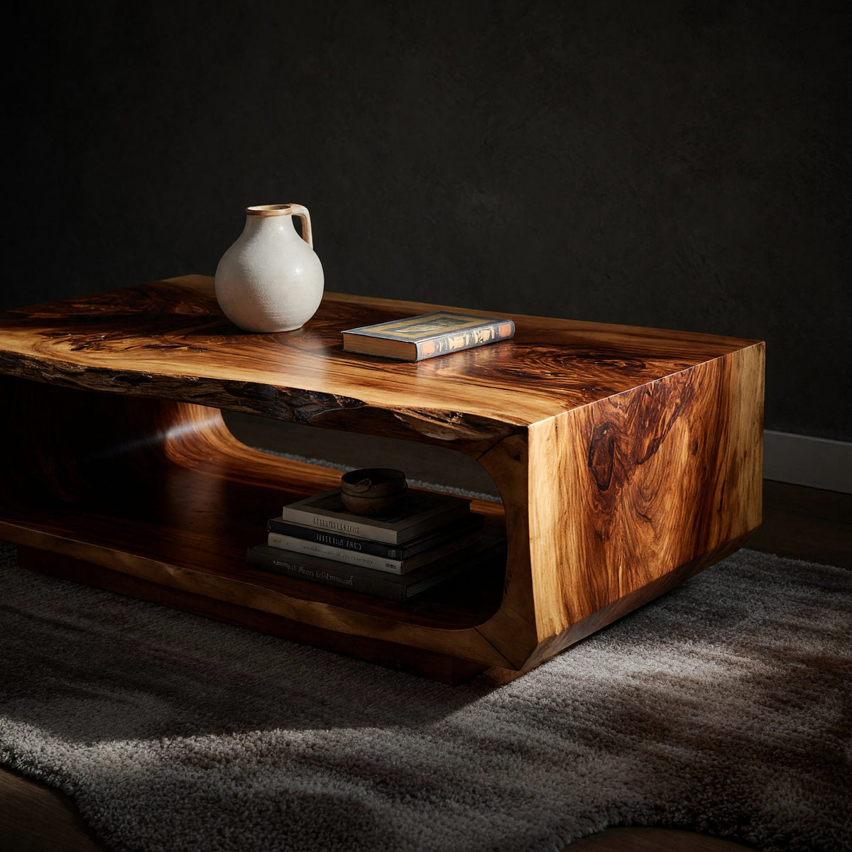 Natural wood grain detail