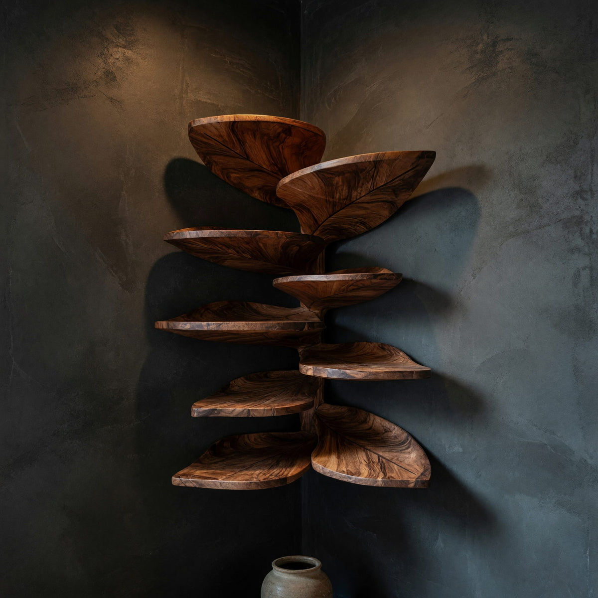 Natural wood grain detail