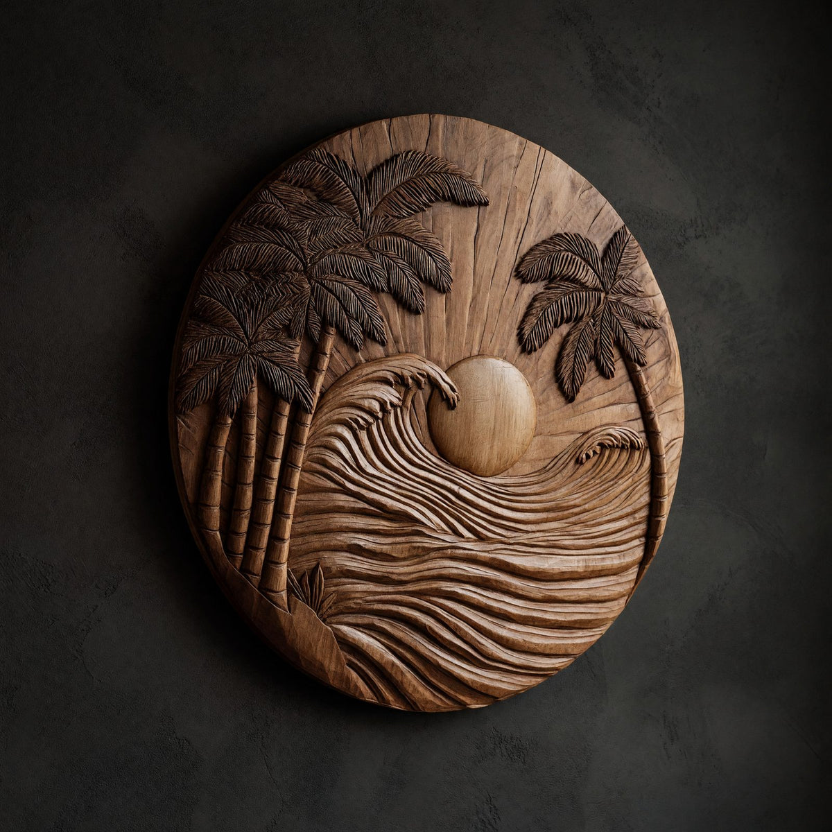 Natural wood grain detail