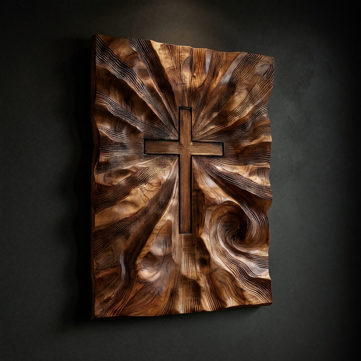 Natural wood grain detail
