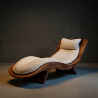 Solid Wood Sofa Natural Lounge Chair Living Room, view 2