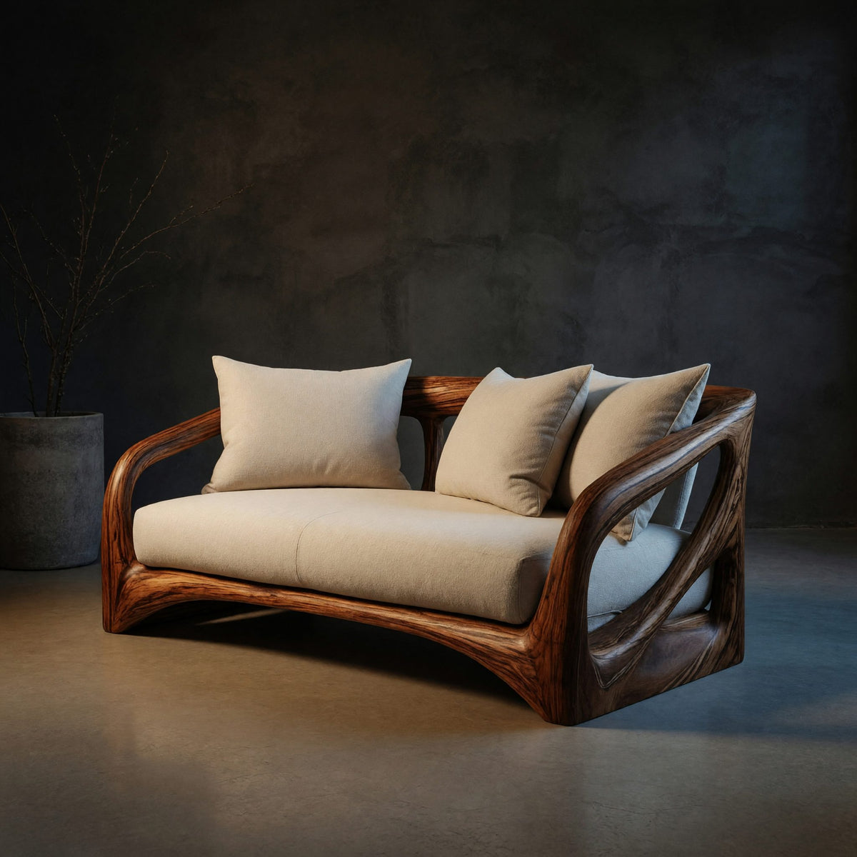 Natural wood grain detail