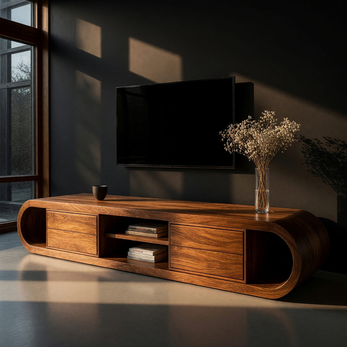 Natural wood grain detail