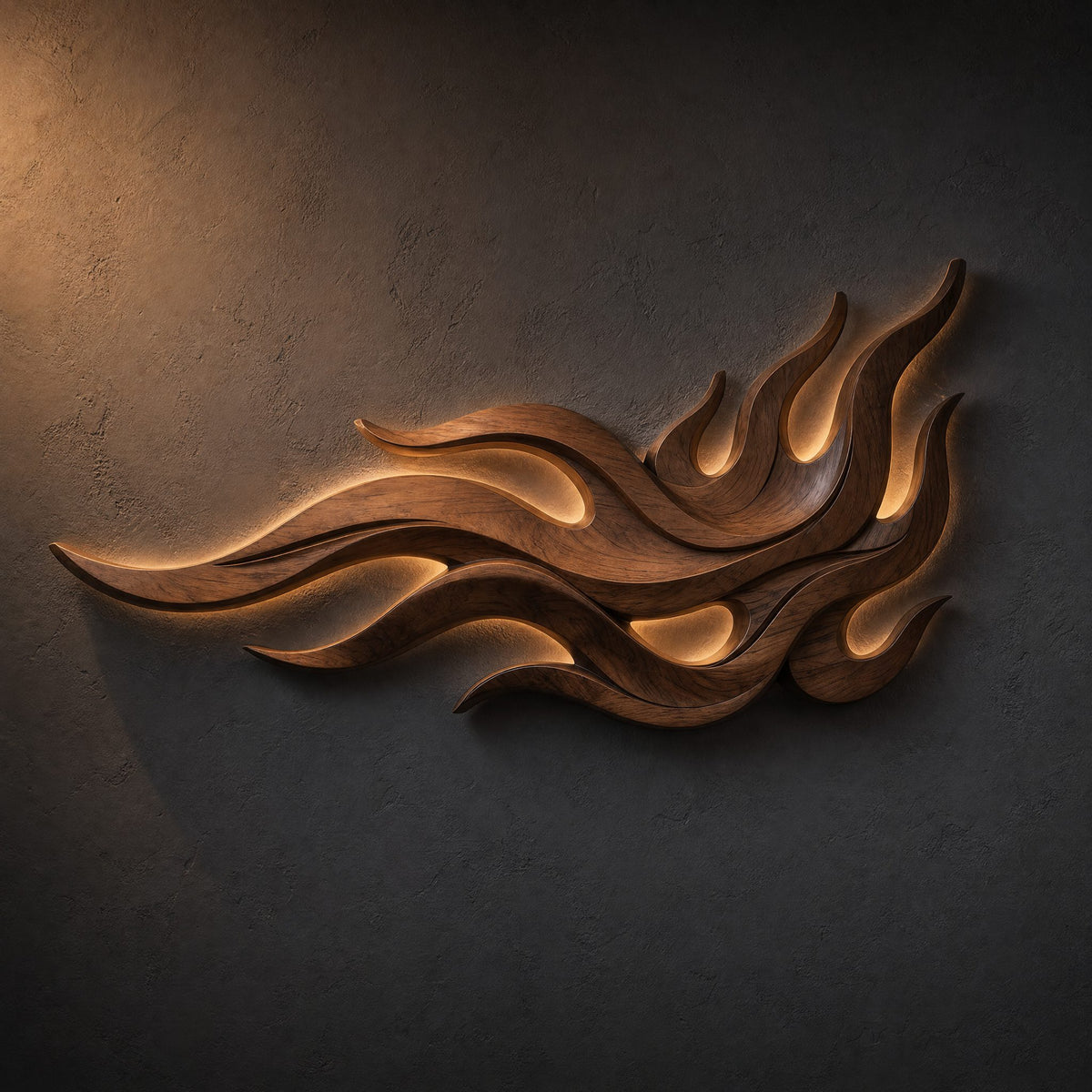 Natural wood grain detail