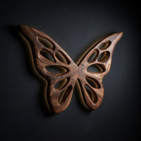 Gouge-Hollowed Butterfly Wing Panels in Figured Walnut, view 2 — view 2