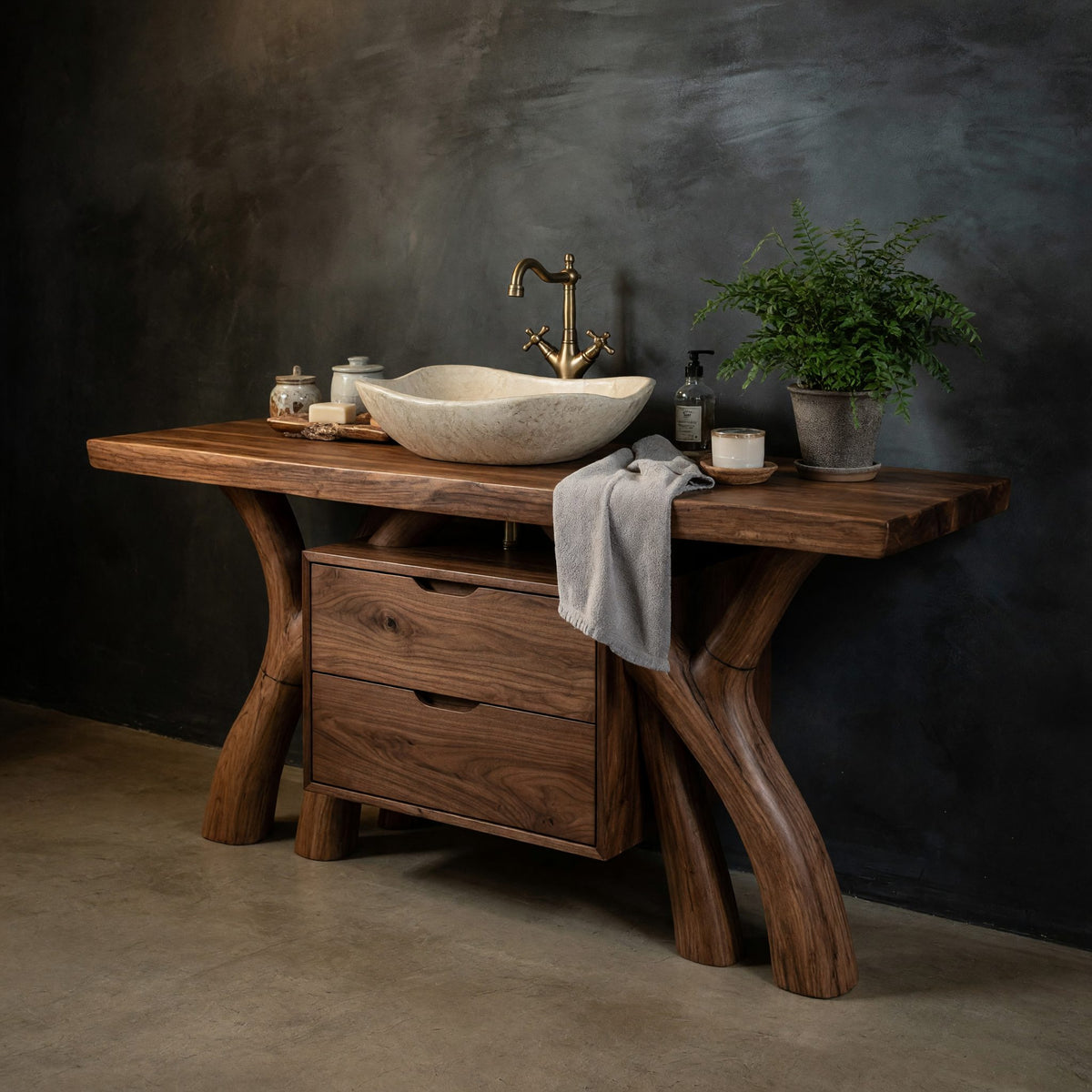 Natural wood grain detail
