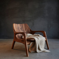 Solid Wood Chair Mid Century Porch Entryway, view 2