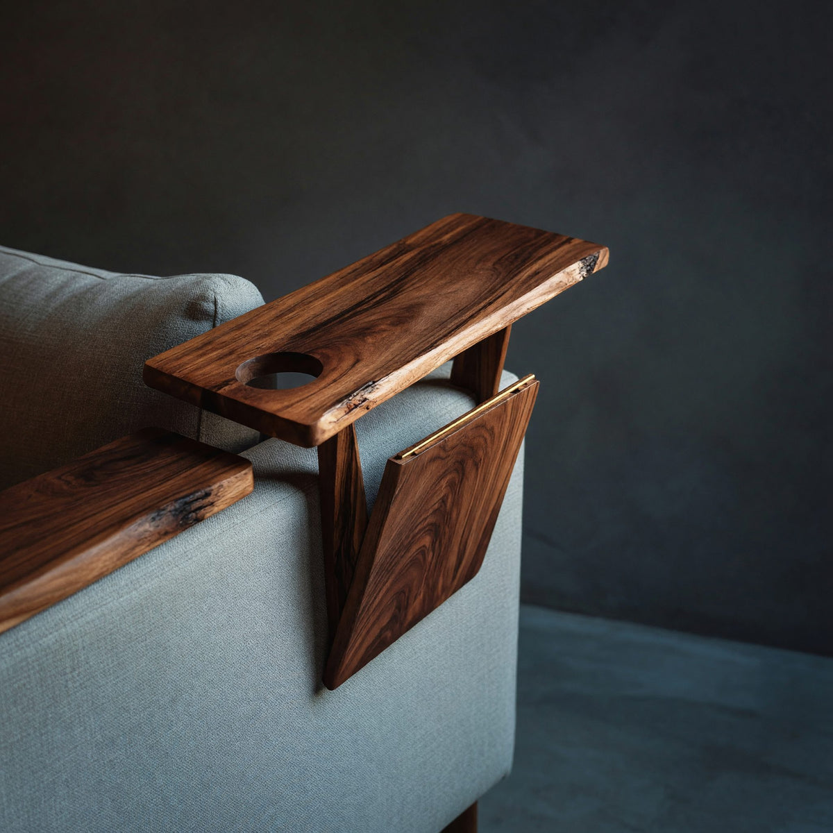 Natural wood grain detail